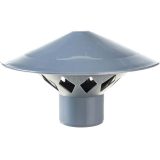 Вентиляционный зонт RTP ВК ПП 50 мм, серый 36467