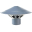 Вентиляционный зонт RTP ВК ПП 50 мм, серый 36467